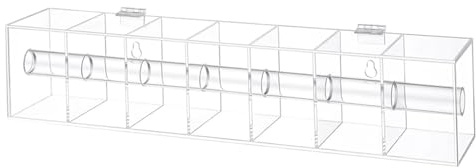 Milageto Distributeur d'étiquettes pour rouleaux d'étiquettes autocollantes, organisateur mural, boîte à étiquettes alimentaires à 7 compartiments,