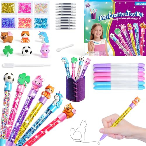MOMUSE Fabrique a Stylo avec Pot à Stylos DIY, Kit Couture