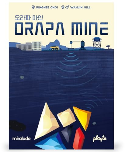 ORAPA MINE, Jeu Déduction Bataille Navale Stratégie Réflexion Dès 8 Ans BGA | Par MIRALUDO, déduis l'emplacement des gemmes avec des rayons qui rebondissent et se colorent