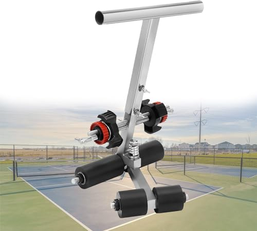 Kindevieft Handschiebende Klebebandklebemaschine, Markierungsset FüR BasketballpläTze Mit Kreiszeichnungsset, Klebebandapplikator FüR Garage, Baseballstadion, Rennstrecke, Auffahrt,45cm