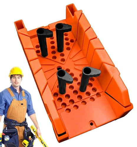 Boîte de scie à onglet, scie à onglet manuelle,Petite boîte de scie à main - Boîte de rangement pour scie à onglet, Angles réglables de 45 degrés, pour le travail du bois, pour sculpteur, charpentier,