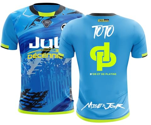 T-Shirt JUL Hommes Femmes, Maillot de Foot JUL Enfant, Cadeaux des Fans
