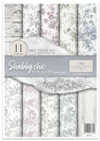 ITD Collection - Decoupage Papier A4 - Decopatch Papier 29,7 x 21 cm - Scrapbooking - Dekorpapier für DIY Alben Bullet Journals (RP037)