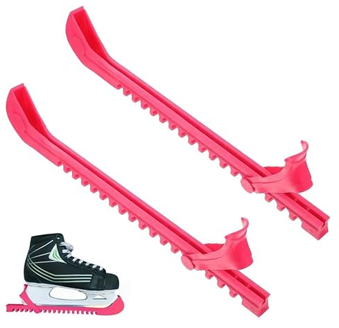 Angaekkot Universal Schlittschuhschutz, Kufenschoner für Kinder & Erwachsene, Rosa