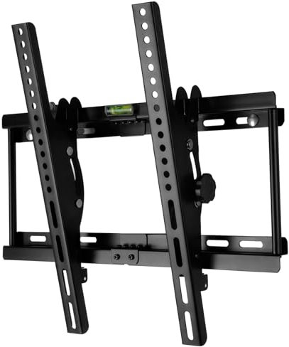 Visiodirect® Support TV Fixation Mural inclinable de 15° pour TV OLED LG OLED65G3 2023 65 VESA 600X400mm Noir