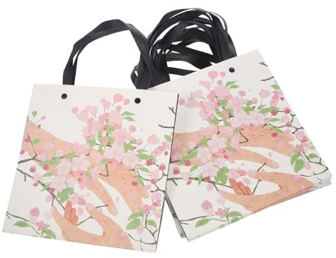 MUCKLILY 10pièces Papier à Bonbons Avec Motif Floral De Fête Pour Anniversaire Mariage Et Célébrations Avec Poignée Pour Et Surprises