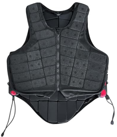 perfeclan Chaleco Ecuestre con Diseño Ergonómico y Segmentado Material de EVA Ajuste Lateral y Frontal Seguro Adecuado para Mujeres Montar Caballos Clases de Equitación Talla Única , M