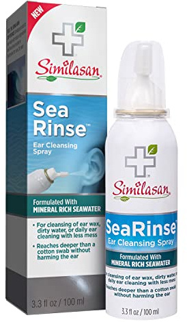 Similasan SeaRinse Ear Cleansing Spray for Ear Cleaning and Ear Wax, 3.3 Fl Oz