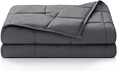 Dailydream Couverture lestée thérapeutique en Coton, 7kg pour Adulte, 155x200 cm, Gris