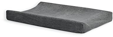 Jollein 550-503-00094 Wickelunterlage Frottee 50x70cm sturmgrau, grau, 275 g