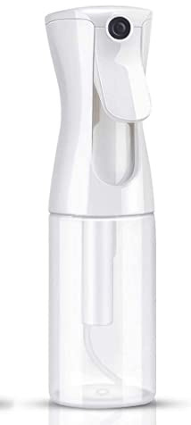 Alpree Hair Spray Bottle Continuous Water Mister Spray Bottle Empty Ultra Fine for Hair Styling, Pets, Plants, Cleaning, Misting & Skin Care, Salons, for Taming Hair in Morning, Curly Hair, Essential Oil Scents & More