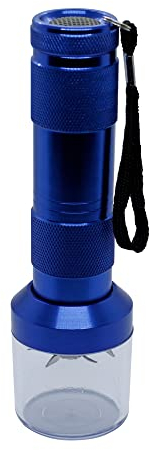 Grinder Elettrico per Erbe - Tritatutto per Spezie - Grinder con Parti Metalliche (Colore: Blu)