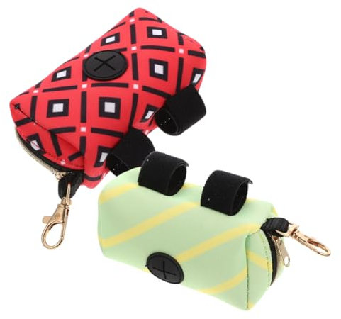 BESPORTBLE 2stücke Hundekotbeutelhalter Tragbarer Spender Für Hundekotbeutel Geeignet Für Outdoor-aktivitäten Und Leicht
