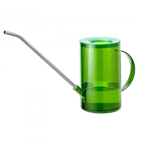Regadera para Plantas de Interior, Regadera para Interiores con Pico Largo, 1L Regadera Plantas, para Plantas de Interior, Jardín (Verde)
