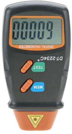 Cocoarm Digital Varvräknare, Handhållen Fotovarvräknare, Motorvarvräknare, LCD-skärm, Indikator för Lågt Batteri, Brett Mätområde för Motor, Biltillverkning med