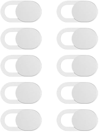 Kameraskydd Slide 10 Pack Laptop Webbkamerablockerare | Laptopkameraskydd för kvinnor och män vuxna studenter resenärer gamers hemma kontor kafé hotell resor bibliotek arbete