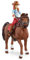 SCHLEICH 42539 Horse Club Hannah & Cayenne, ab 5 Jahren, Horse Club - Spielset, 6 Teile