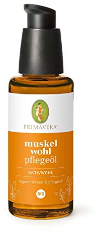 PRIMAVERA Aktivwohl Muskelwohl Pflegeöl bio 2 x 50 ml - Pflege der Haut nach körperlichen Aktivitäten - Aromatherapie - lindernd, anregend - vegan