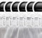 70pcs,Kunststoff Ringe mit Faltenleghaken,Kunststoff Gardinenringe für Universalband/Kräuselband Ø30mm in der Farbe: Weiß