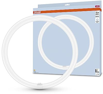 Osram LED TUBE T9C EM 40, ringförmige LED-Röhre, 24W, 2900lm, 4000K, kaltweißes Licht, LED-Alternative für klassische T9-Leuchtstofflampen, lange Lebensdauer, geringer Energieverbrauch