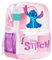 Disney Stitch Sac à Dos Fille et Ado Sac Transparent Impermeable Cartable Fille Mode École Voyage Travail Idée Cadeau