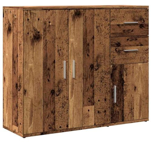vidaXL Sideboard Altholz-Optik 91x29,5x75 cm Holzwerkstoff