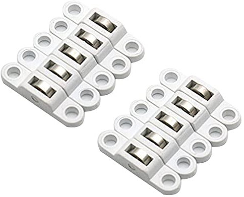 10PCS Sliding Door Roller Cabinet Caster Wheel Pulley for Wardrobe Furniture Door Window Accessories Width 7.5mm