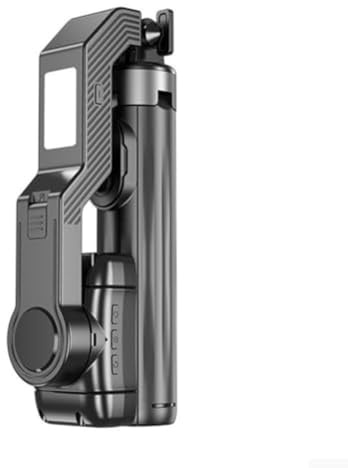 AI Smartphone Gimbal Handheld, Stabilizer mit Fülllicht für Vlogging, Q31 Single-Axis Anti-Shake Stativ Selfie