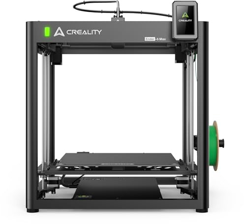 Cocoarm Ender 5 Max 3D-skrivare med Helautomatisk Utjämning 700 Mm S Snabb Utskrift 400 X 400 X 400 Mm Byggvolym WiFi-kontroll för Barn, Nybörjare och Nybörjare (Europeisk standard)