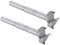 Kozelo 2 Uds Taladro Brocas - [25mm] Tungsteno Carburo Barrena Abridor para Madera Muebles Bisagra Carpintería Uso, Ronda Vástago, Gris