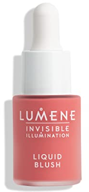 LUMENE Invisible Illumination Liquid Blush | Bright Bloom | For a Dewy, Radiant Glow | Weightless Formula with Luminizing Pigments | Hydrates & Brightens Skin | Vegan | 15 ml