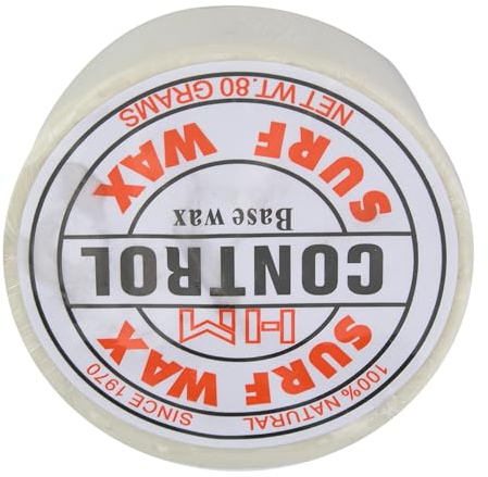 Akozon Premium Anti-Rutsch-Surfwachs-Surfbrettbasis, Wassertemperaturspezifisches Wachsset Zur Leistungssteigerung des Surfbretts (WHITE)