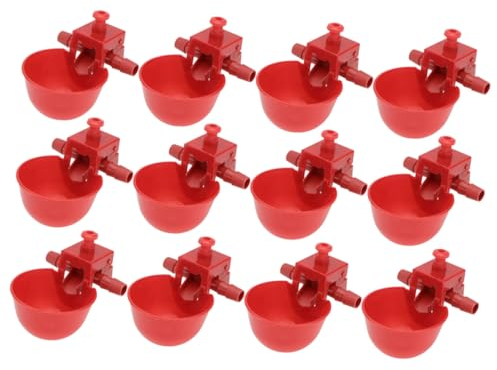 FONDOTIN 12stücke Vogeltränke Für Haushalt Tragbar Mit Taubenfutterspender Kompakt Und Robust Einfach Zu Reinigen Bedienen