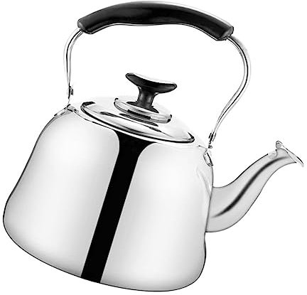 PRETYZOOM Théière Avec Infuseurs Bouilloire Sifflante En Acier Inoxydable 2 L Pour Le Thé