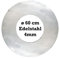 SOUK ONE Feuerplatte Plancha Feuerring aus Edelstahl 4mm, Grillplatte passend für Feuertonne 60 cm (Lieferung ohne Feuerschale)