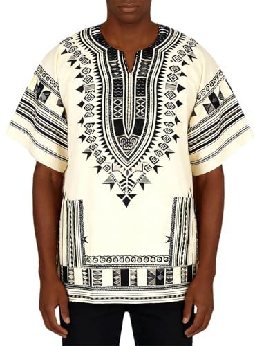 T Shirt Boubou Africain Homme Dashiki Unisexe Chemise Lin Homme Manches Courtes Tenue Africaine Annees 60 Medieval Hauts Traditionnel Imprimé Festival Outfit Bohème Hippie Grandes Tailles S-6XL