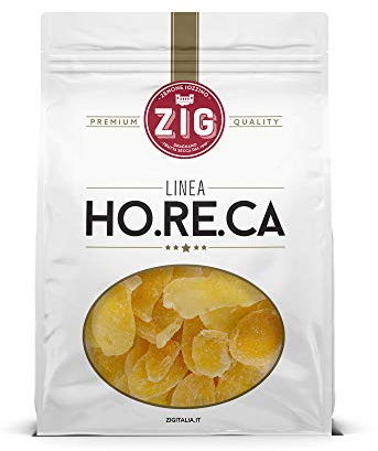 ZIG - HORECA - Gingembre séché en tranches, gingembre séché 1 Kg
