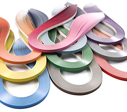 JUYA Paper Quilling Gradient Series Set 10 färger QP388 (10 förpackningar individuell, bredd: 10 mm)