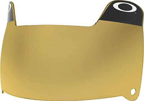 Oakley Legacy Visera para fútbol Americano, Color Amarillo 24K PRIZM