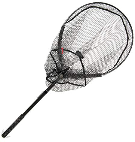 Fox Rage Street Fighter Carbon Street Net 50x60cm - Raubfischkescher zum Streetfishing, Kescher zum Spinnfischen, Unterfangkescher für Zander, Barsch & Hecht
