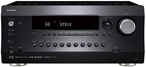 INTEGRA DRX-R1.3-B, Receptor A/V Sintoamplificador HiFi de 11.2 Canales Home Theater THX Ultra Certified, Dolby Atmos, DTS:X e IMAX Enhanced