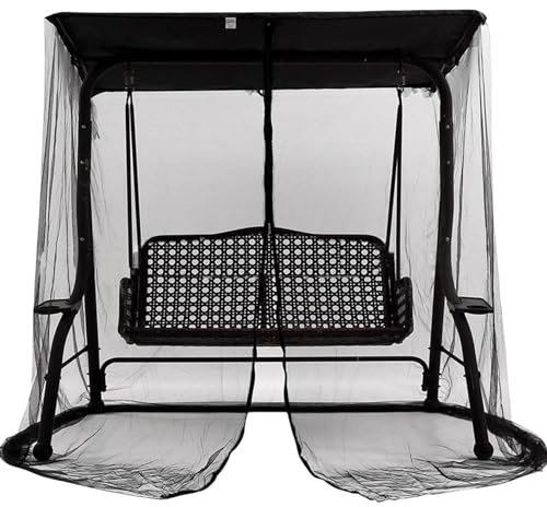 Outdoor Gazebo Mosquitoes Screen Netting | Outdoor Garden Umbrella Table Screen Parasol Mosquitoes Nets | Outdoor Mosquitoes Nets with Zipper for Gazebo Pergola Pavilion