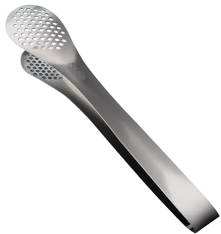 GTOULHH Pinzas de Cocina Pinzas For Parrilla De Acero Inoxidable, Pinzas For Comida, Adecuadas For Cocinar, Buffet For Acampar Carne Alimentos Cocinar Hornear(23cm)