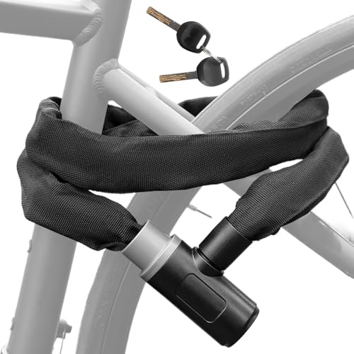 Sillas Candado de Cadena para Bicicleta | Seguridad Anti-Robo - Accesorio de Ciclismo Robusto para Motocicletas y Antité