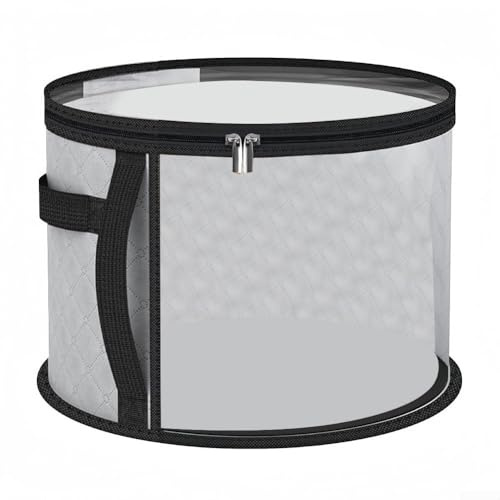 Caja transparente para sombreros, caja de almacenamiento de sombreros, organizador de sombreros de ala redonda apilable para armario, cajas de sombreros de viaje para mujeres, organizador de sombreros