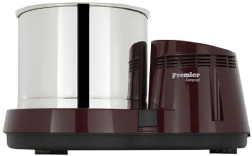 Premier Compact Table Top Wet Rice and Lentils Grinder with Atta Kneader and Coconut Scrapper 110volts 2 Ltrs