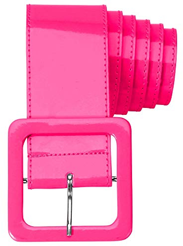 W WIDMANN MILANO Party Fashion - Ceinture en vinyle pour adultes, Disco Fever, Accessoire, fête à thème