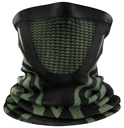 ENONEO Schlauchschal Mundschutz Halstuch Herren Damen Atmungsaktiv Gesichtsmaske Radsport Elastisch Fahrrad Schal Winddicht Ski Sturmhaube Motorrad Bandana Nackenwärmer Sport Laufschal Laufen (Grün)