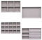 VicBou Jewelry Trays Organizer, Jewellery Drawer, Jewelry Storage Case, Stackable Jewellery Tray, for Earring Bangle Bracelet Necklace and Rings Storage Jewellery Box Earring Holder, Grey