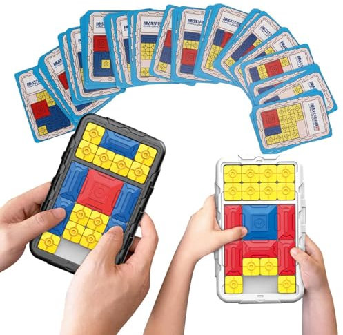 Travel Slide Puzzle,Puzzles Toy Learning Games - Creative Fun & Challenges Brain Teaser Puzzle With Cards For Road Trips